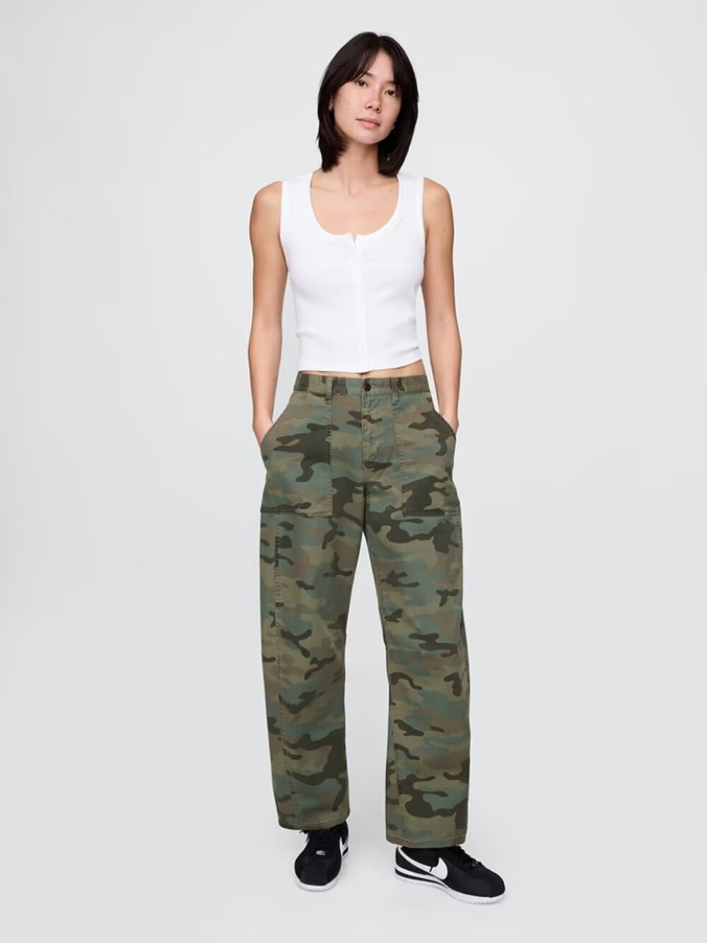 Gap Camo Barrell Pants Size 14